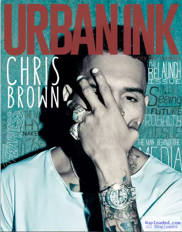 Photos: Chris Brown covers the Urban Ink magazine